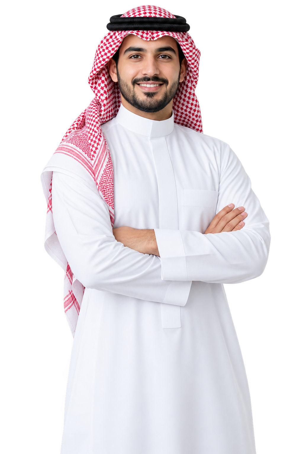 Saudi hospitality software representative ready to help